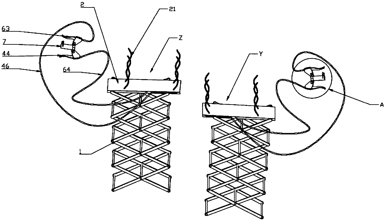 Use method of stilt-type stilt