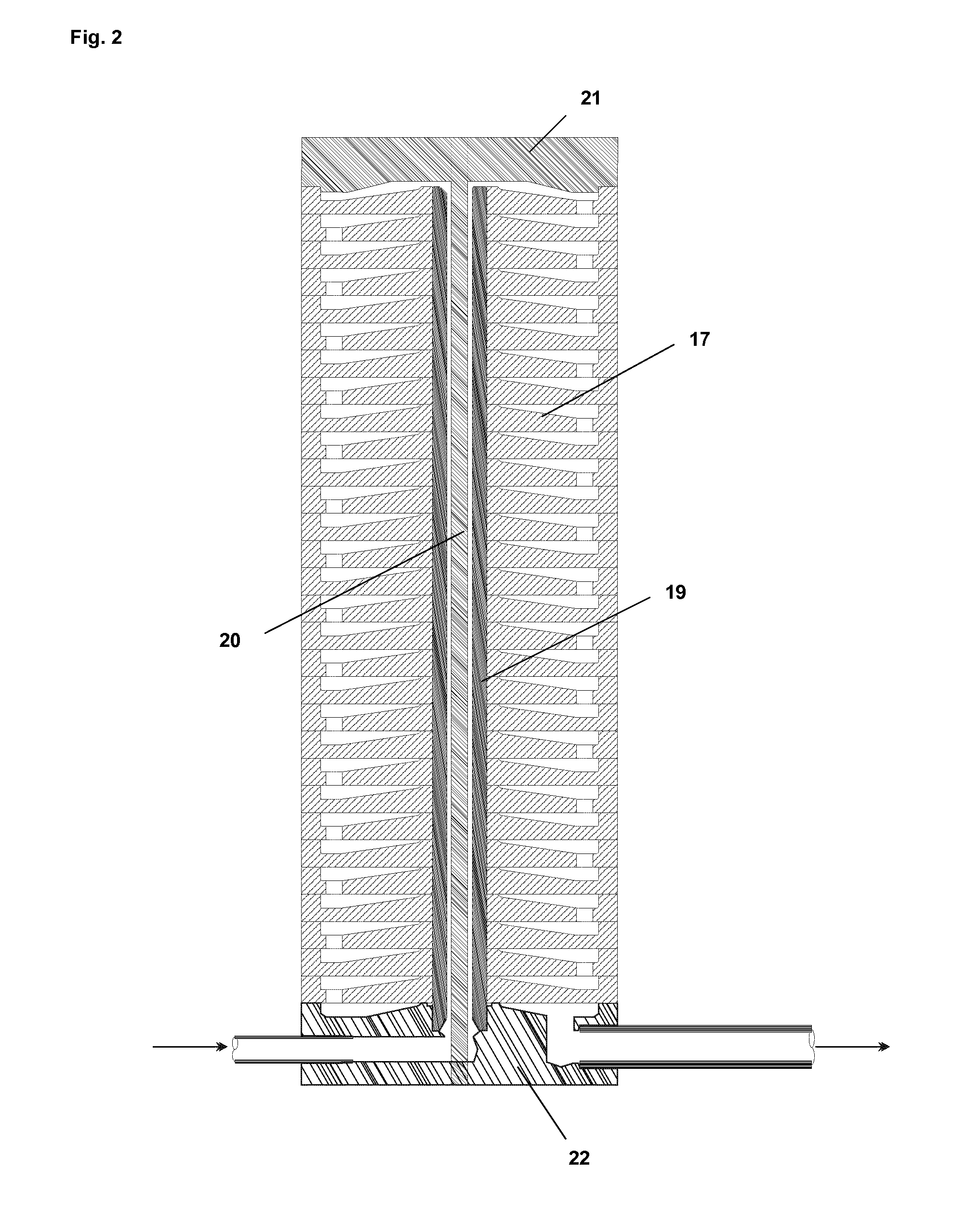 Fog-generating device comprising a reagent and ignition means