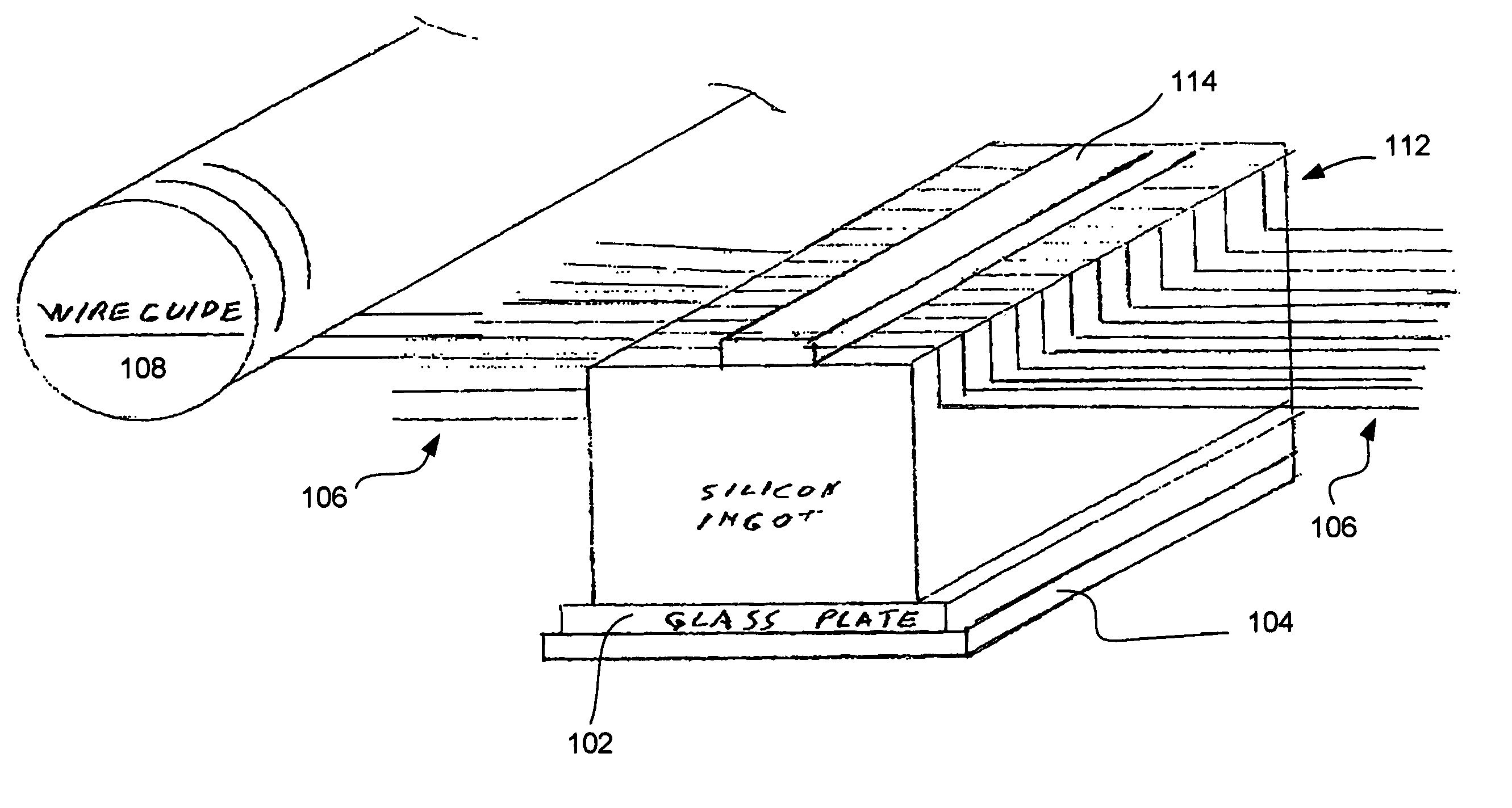 Method and apparatus for cutting ultra thin silicon wafers