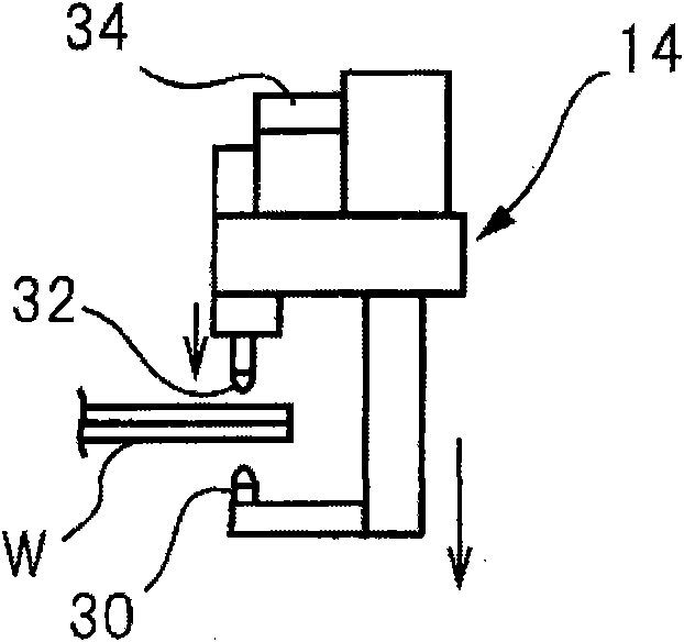 Method of detection of welding workpiece position using movable electrode