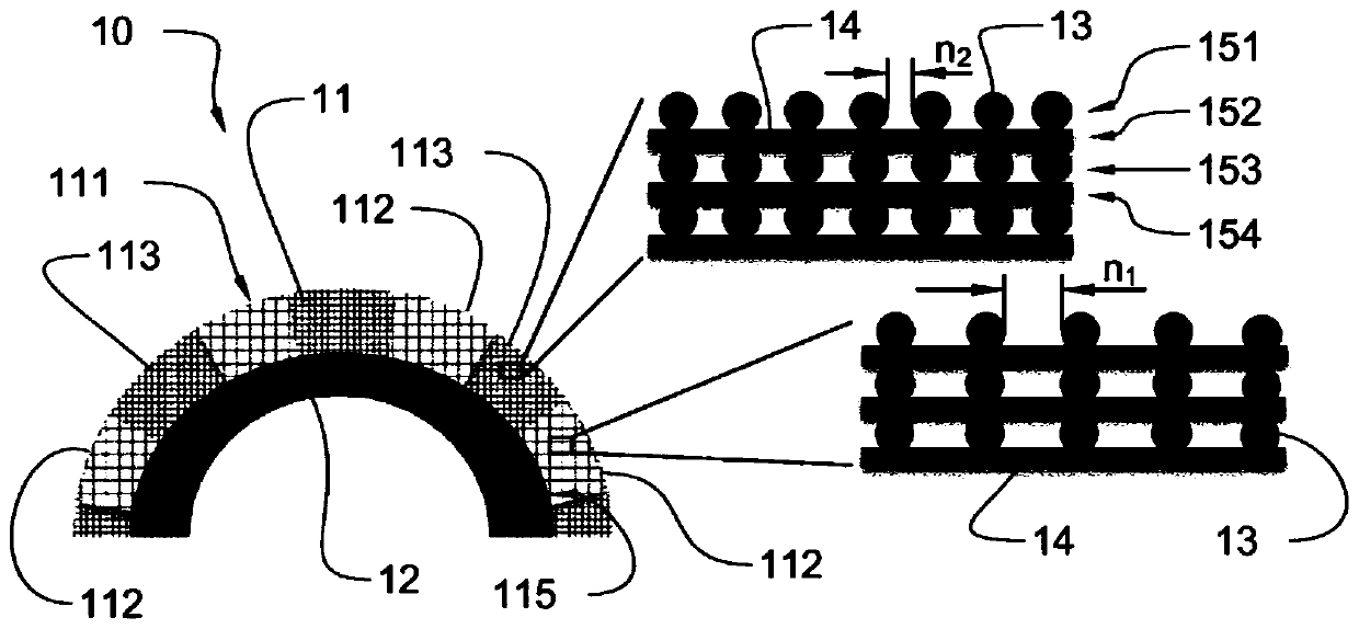 Surgical implants comprising graded porous structures