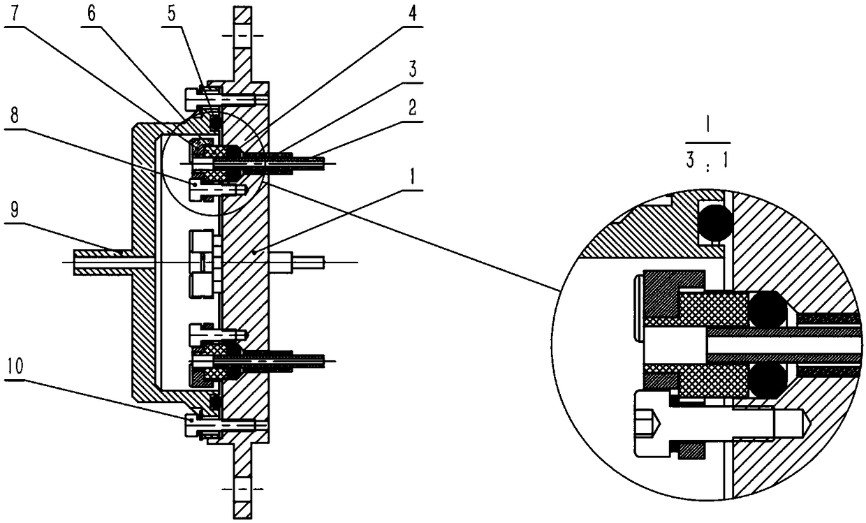 Air inlet structure of electric propulsion engine