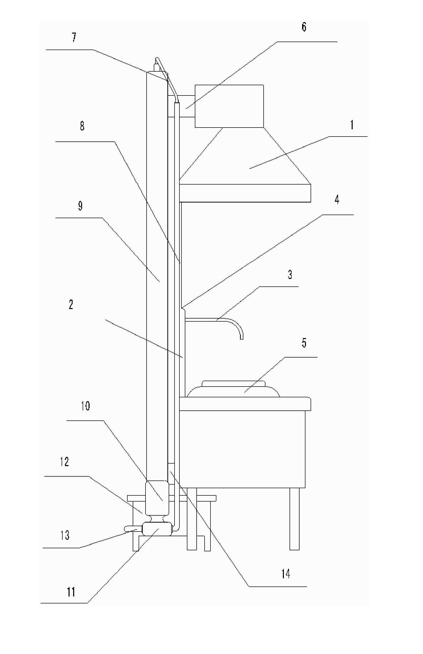 Zero-emission overall mobile stove