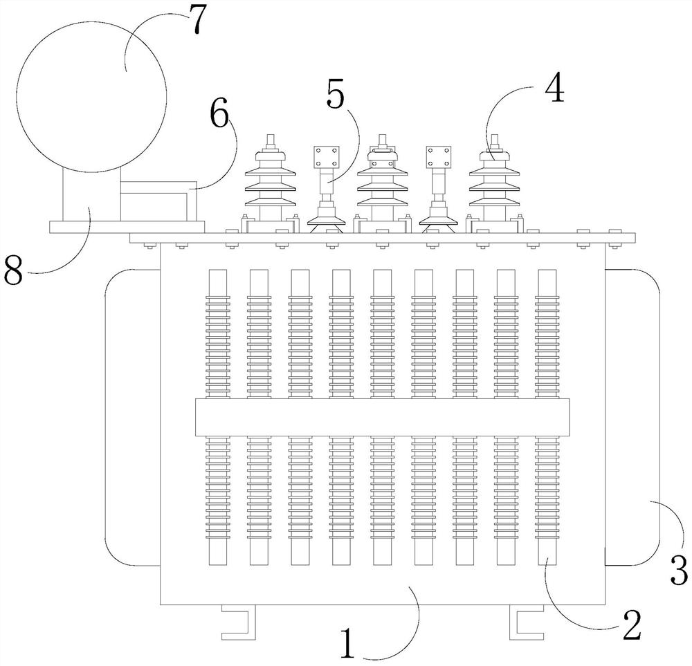 Oil-immersed power transformer