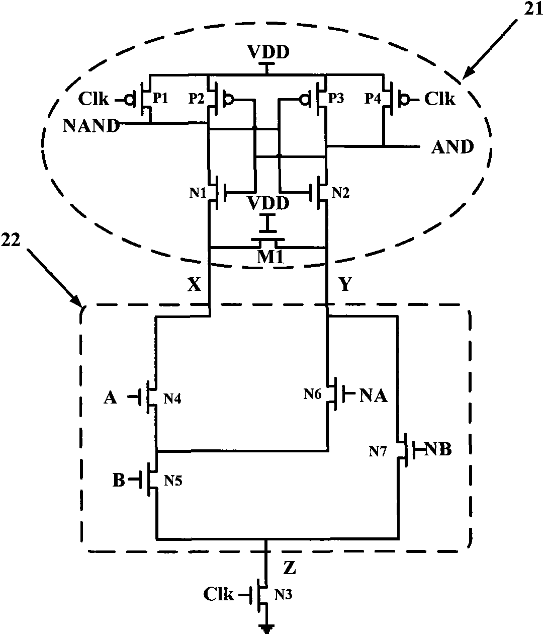 Full-custom AES SubByte circuit resisting differential power analysis attack
