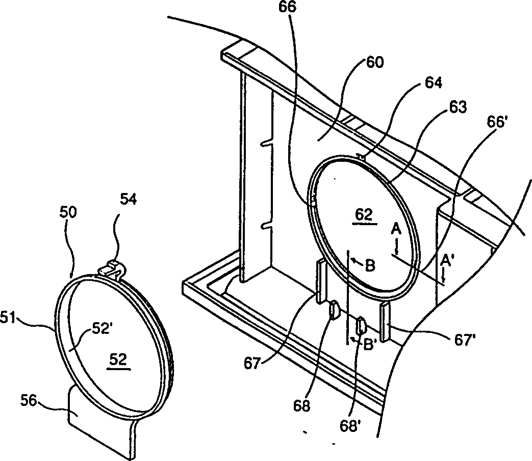 Air-conditioner air vent mounting device