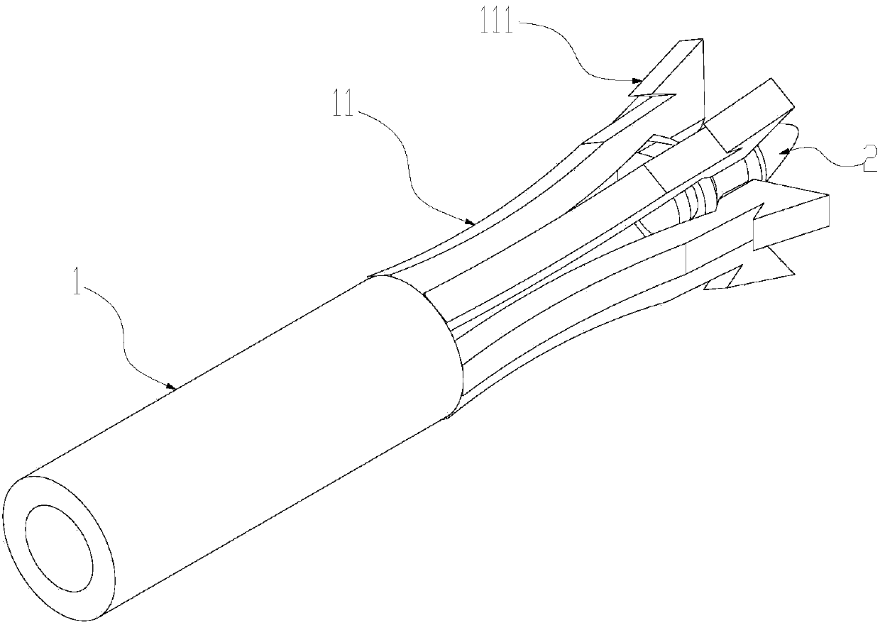 Novel multi-claw rigid fixing accessory