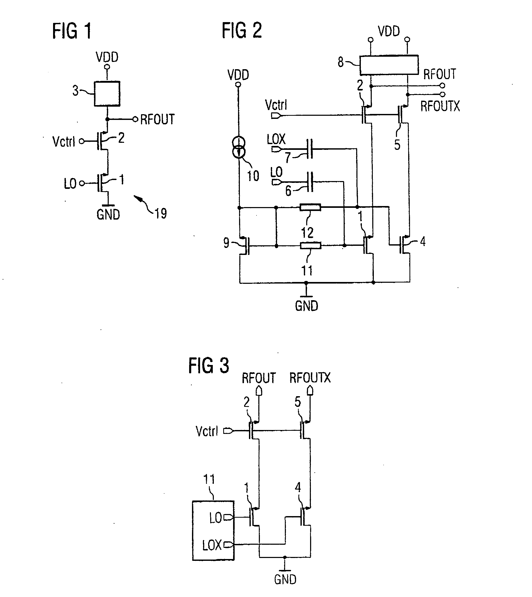 Controllable amplifier and the use thereof