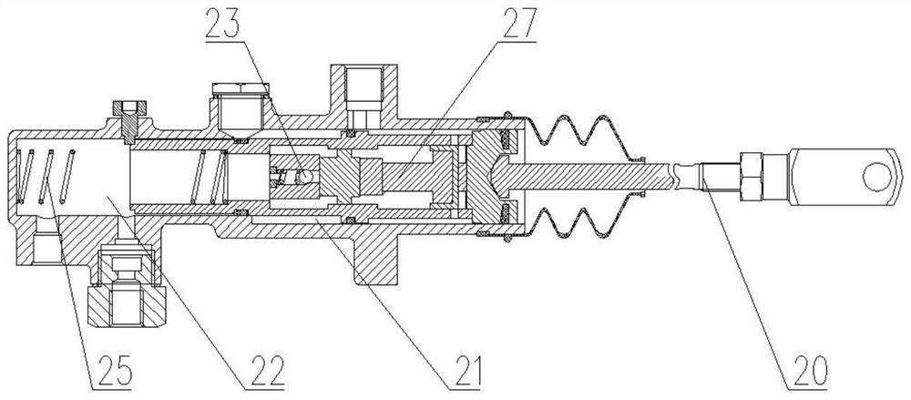 Brake control mechanism and tractor