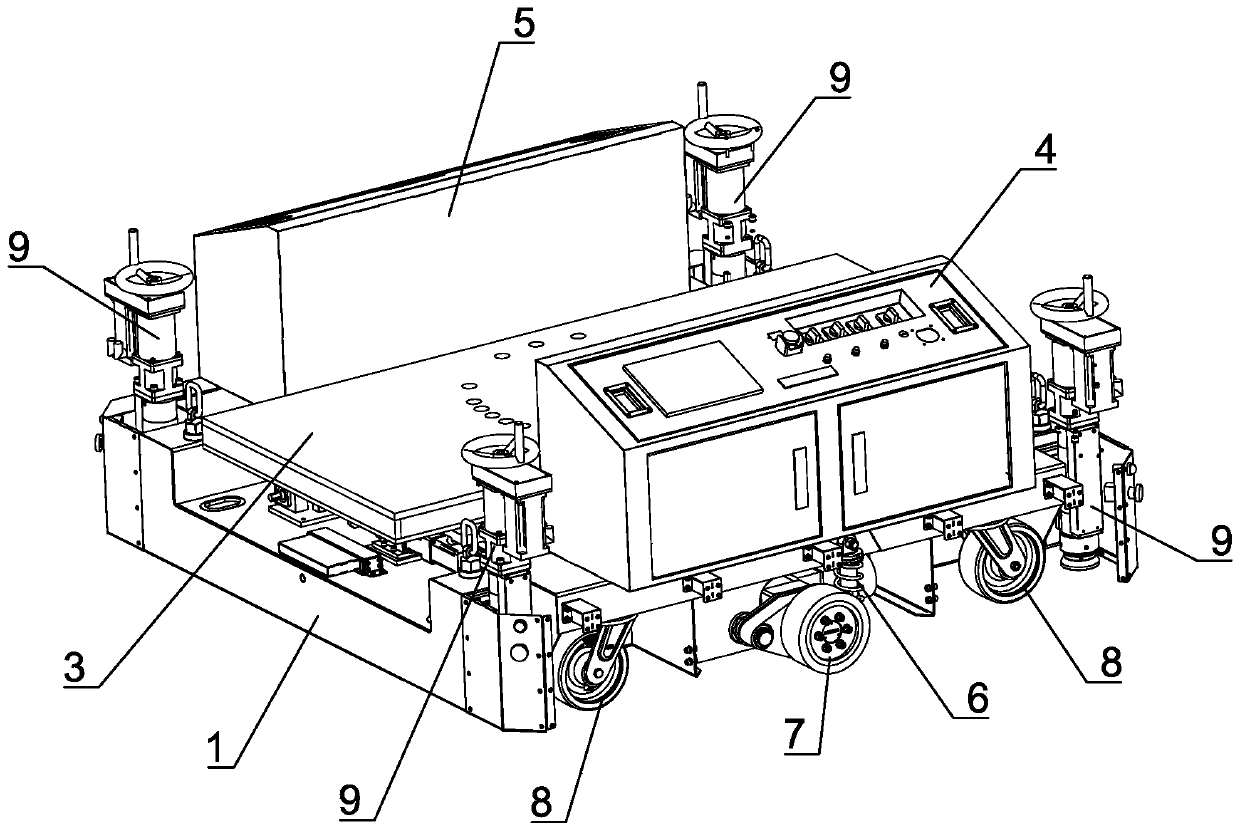 A high-precision automatic docking device and its docking method