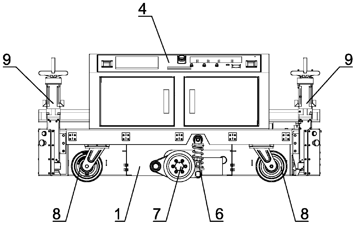 A high-precision automatic docking device and its docking method