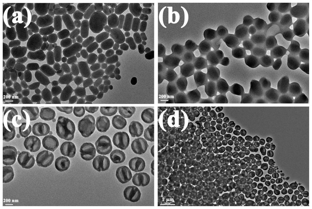 A kind of polytetrafluoroethylene core-shell nanocomposite material and its preparation method and application