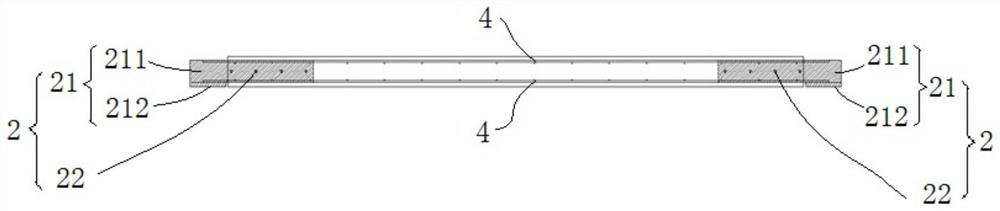 Support-free prefabricated floor slab with brackets