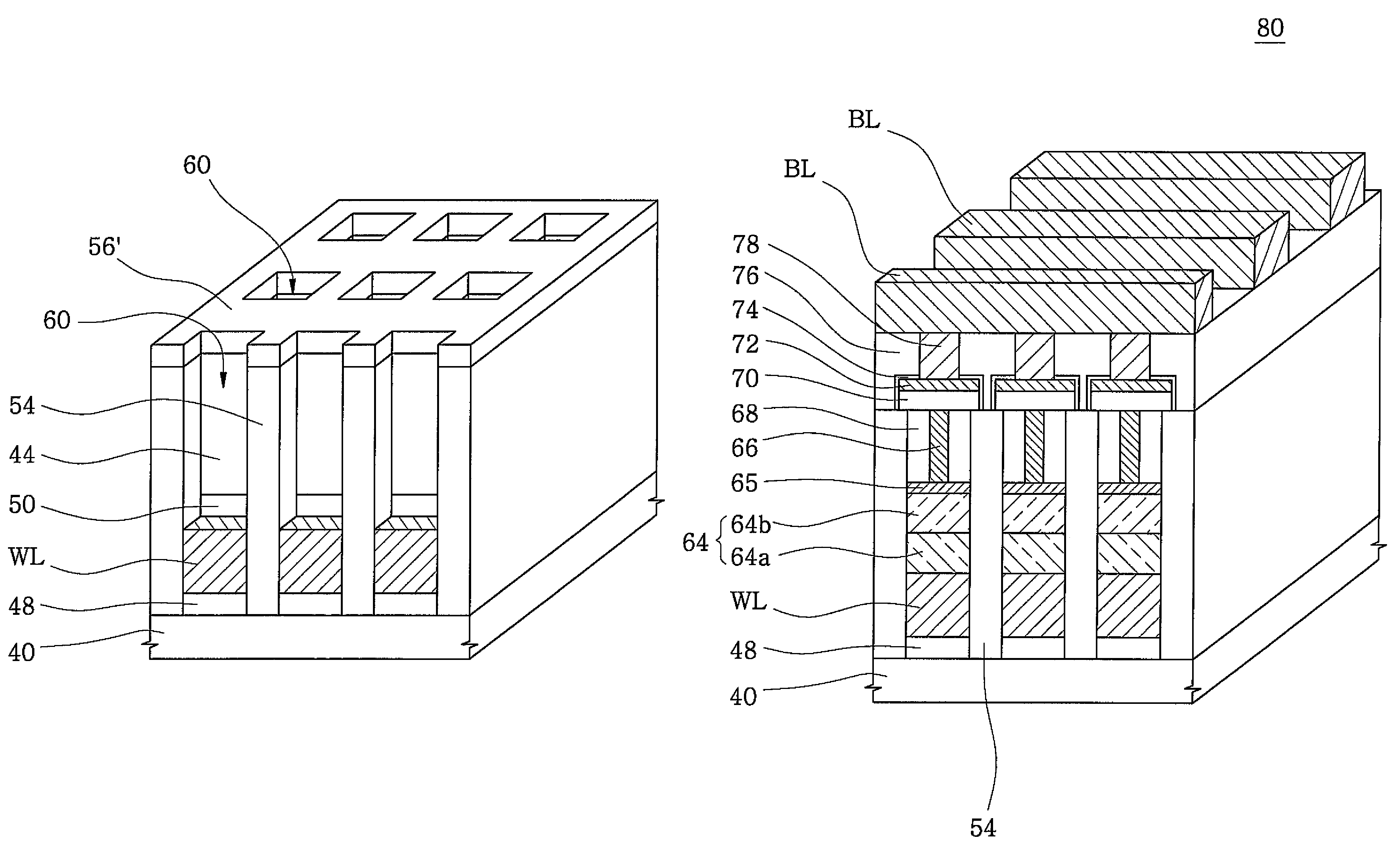 Methods of fabricating a semiconductor device including a self-aligned cell diode