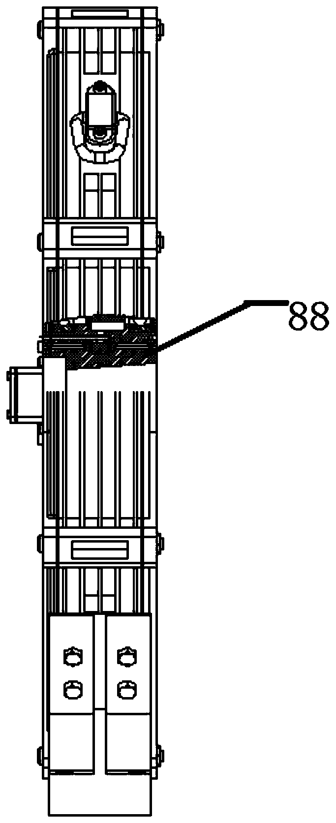 Motor transmission connection mechanism for beam-pumping unit