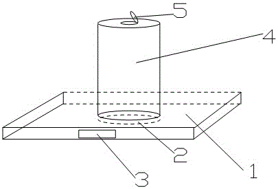 A device for testing the elasticity of table tennis balls