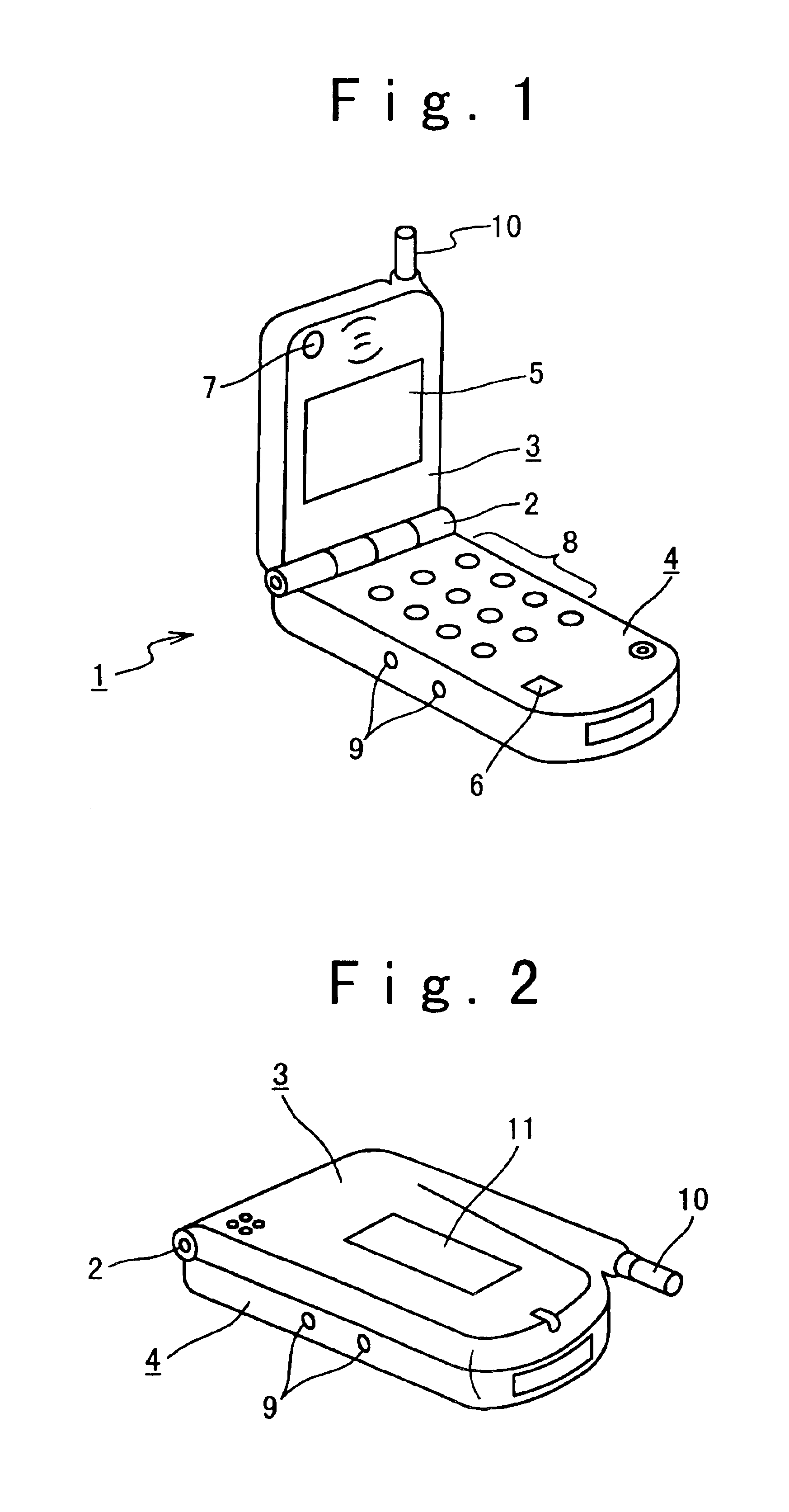 Mobile communication terminal with external display unit