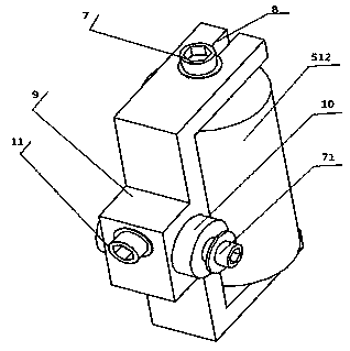 Sanitary coffin reinforcing plate processing device