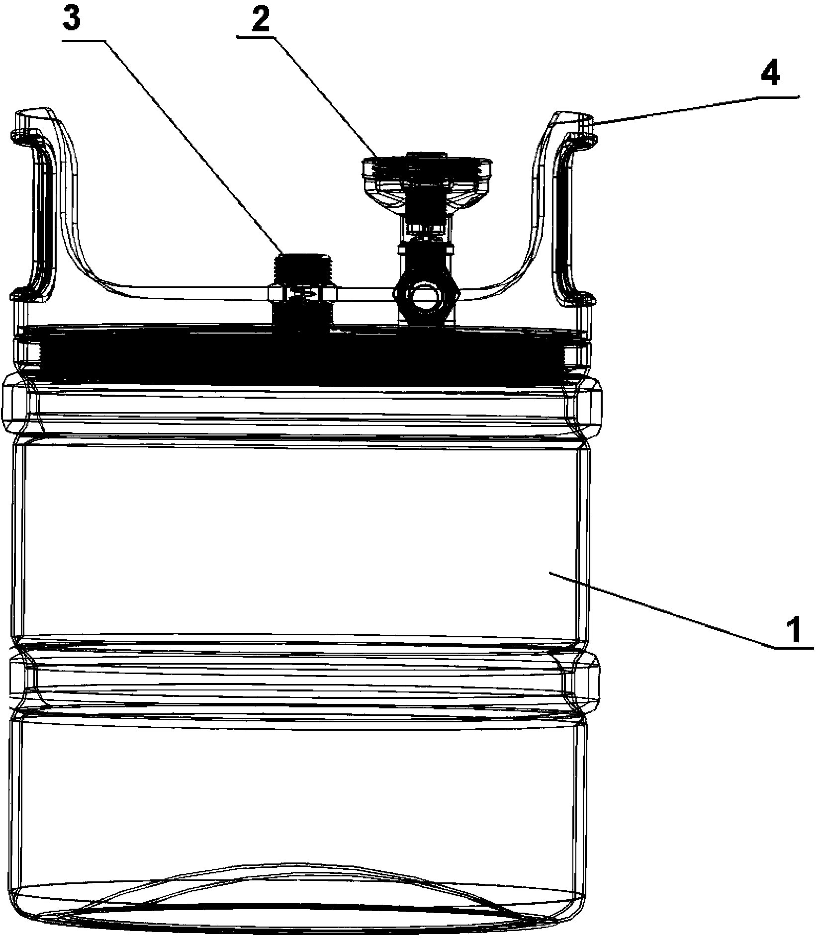 Foaming agent tank