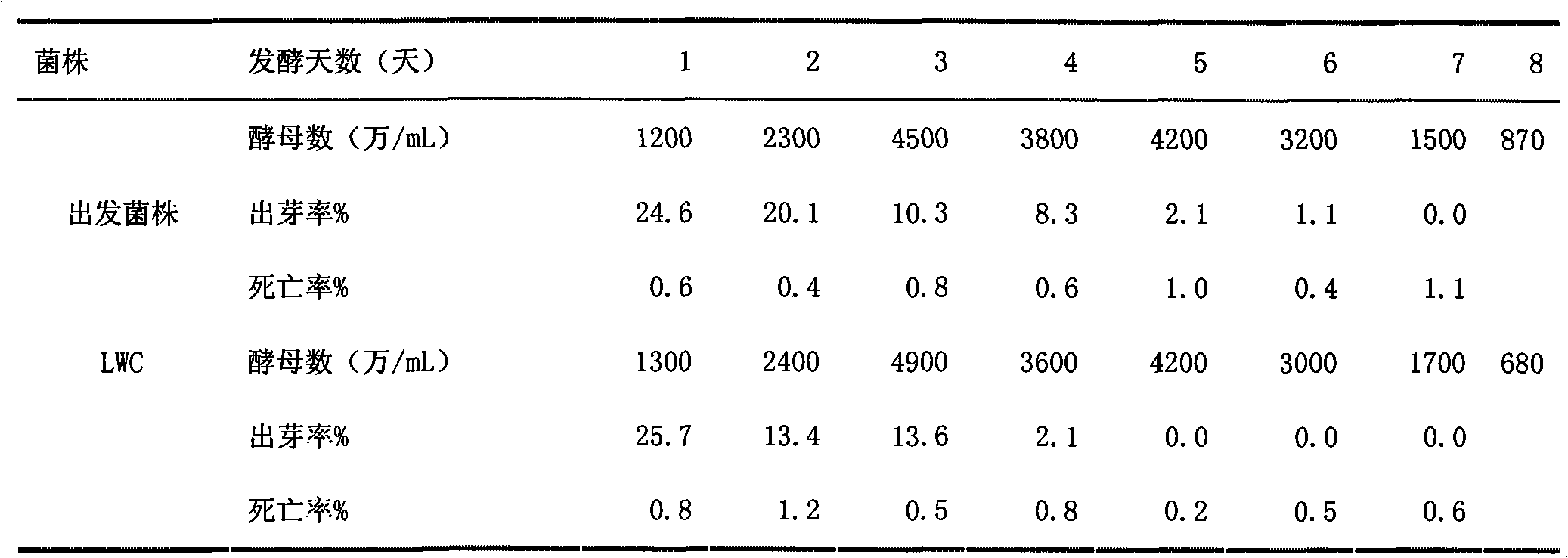 Yeast strain of beer and application thereof