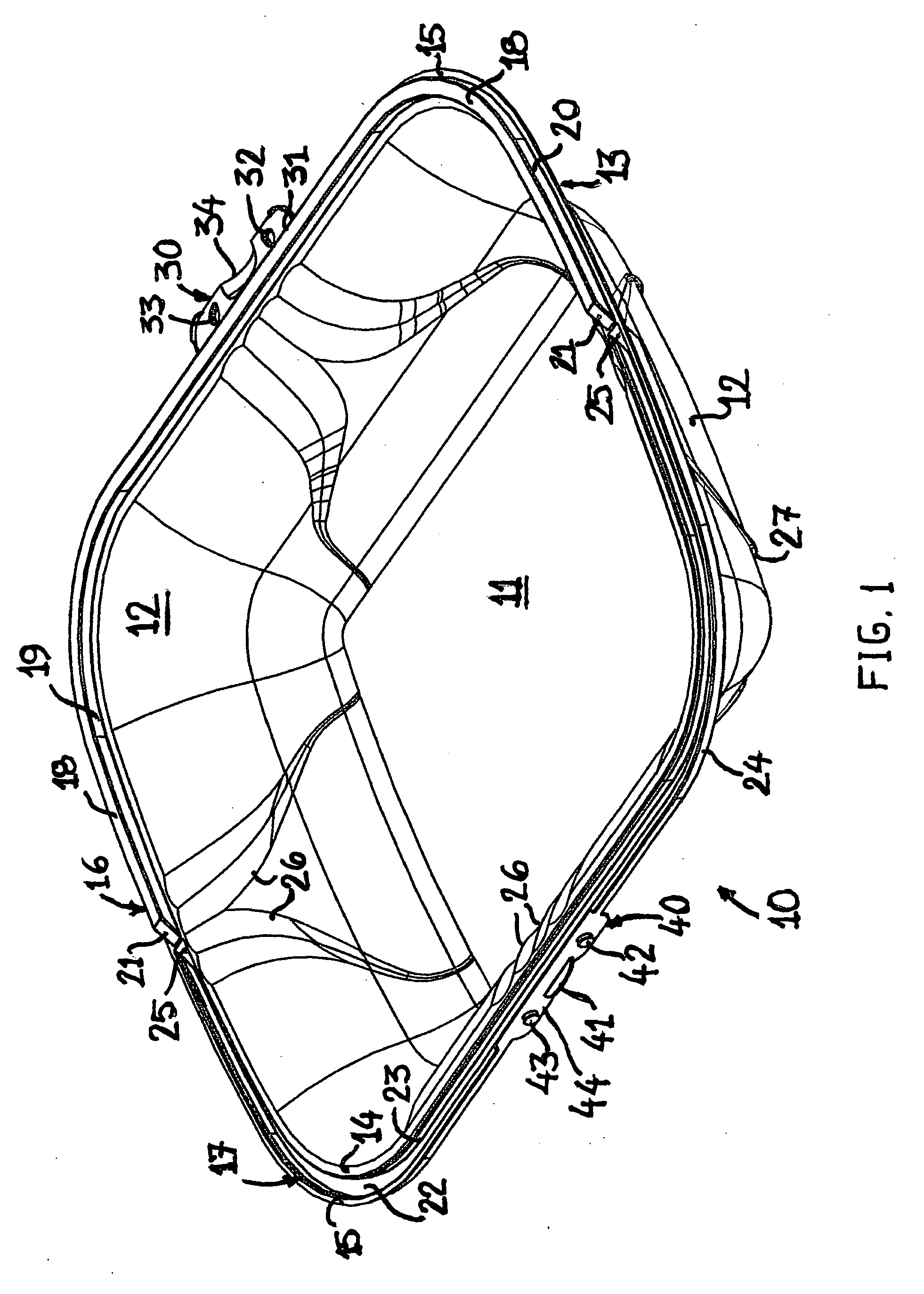 Food container assembly with integral hinge/latch combination and method therefor