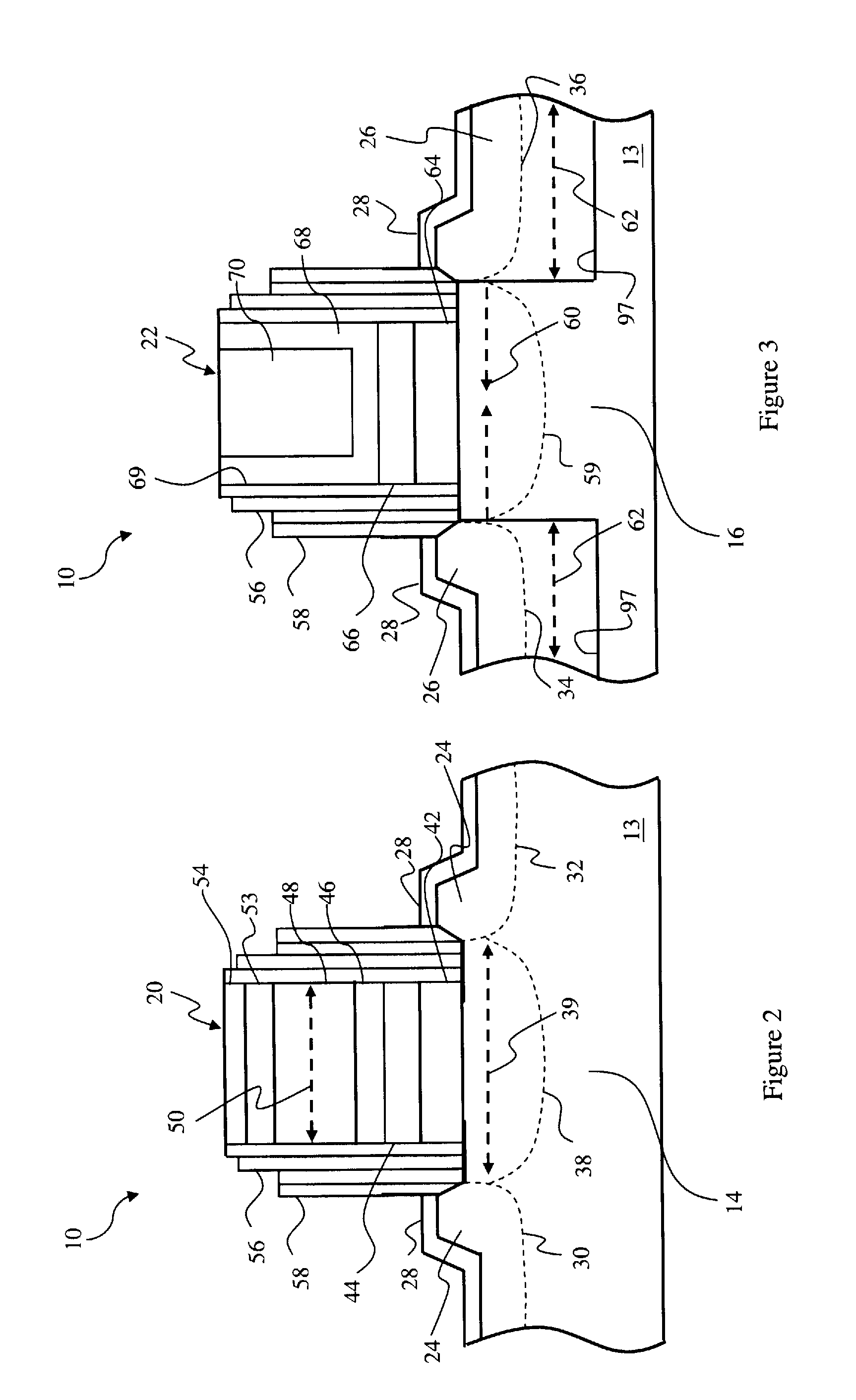 Method and apparatus for enhancing channel strain