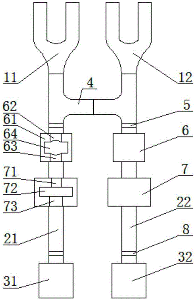 Automobile exhaust gas vent pipe