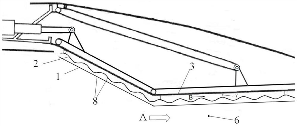 A Double Wall Cooling Structure for Jet Engine Vectoring Nozzle