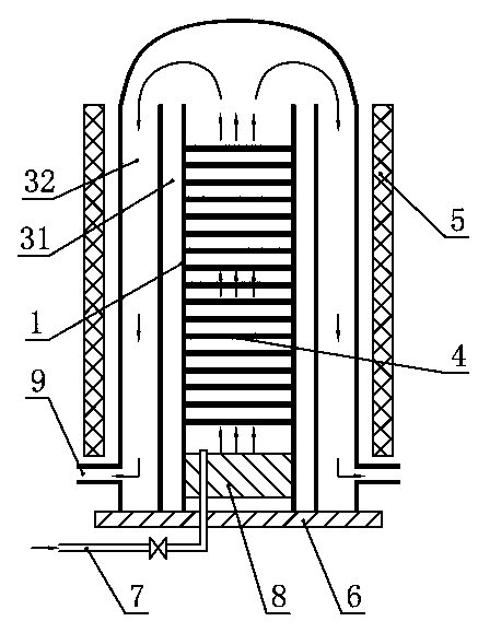 Crystalline silica solar cell chip diffusion method