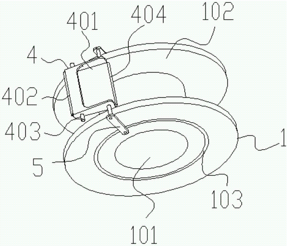 Anti-twisting winding core barrel for winding of water pipe connector PTFE thread seal tape and anti-twisting mechanism of anti-twisting winding core barrel