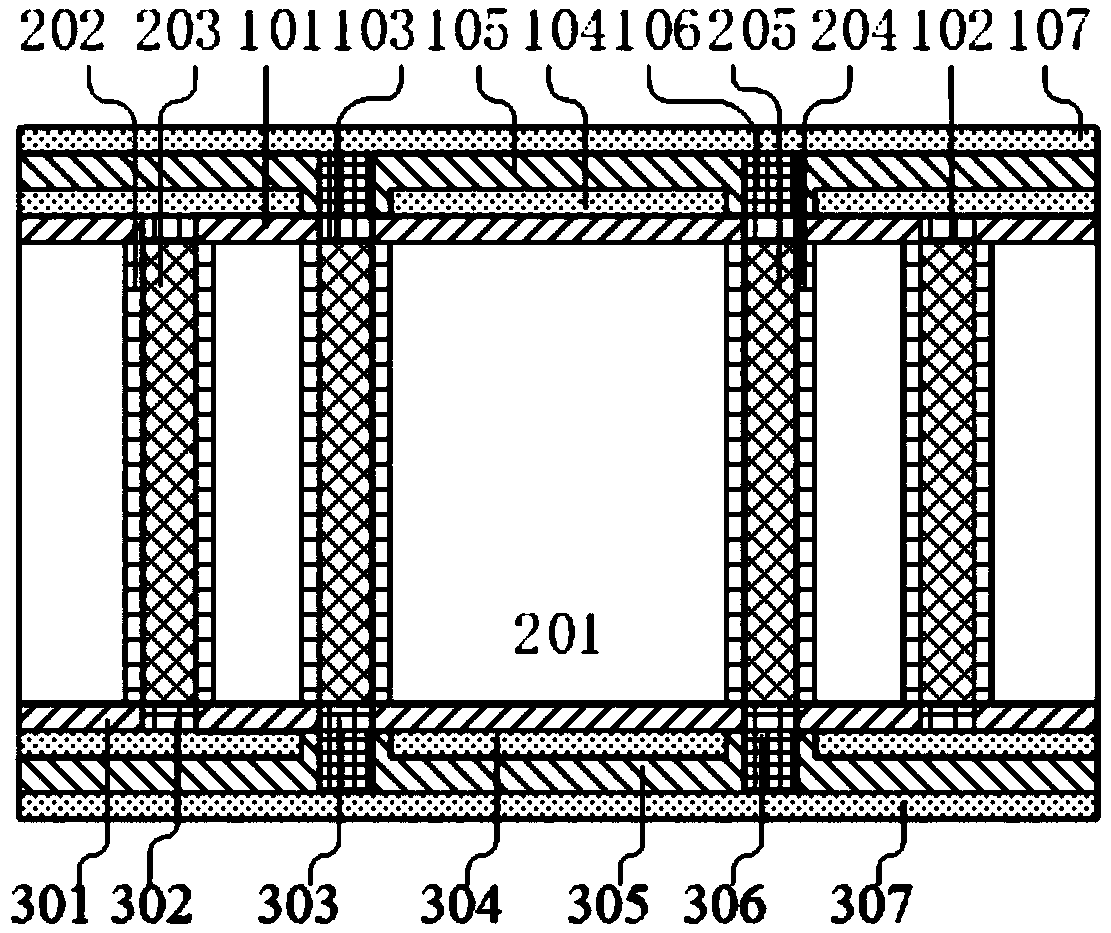 Branch coupler based on silicon through hole