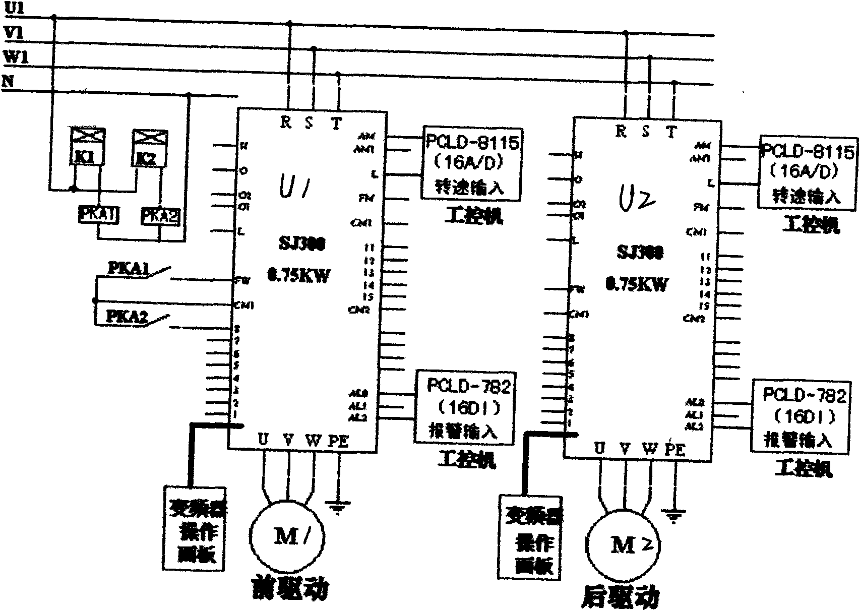 Frequency conversion sub-power high-speed automobile