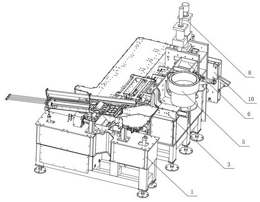 Full-automatic extension rod production equipment