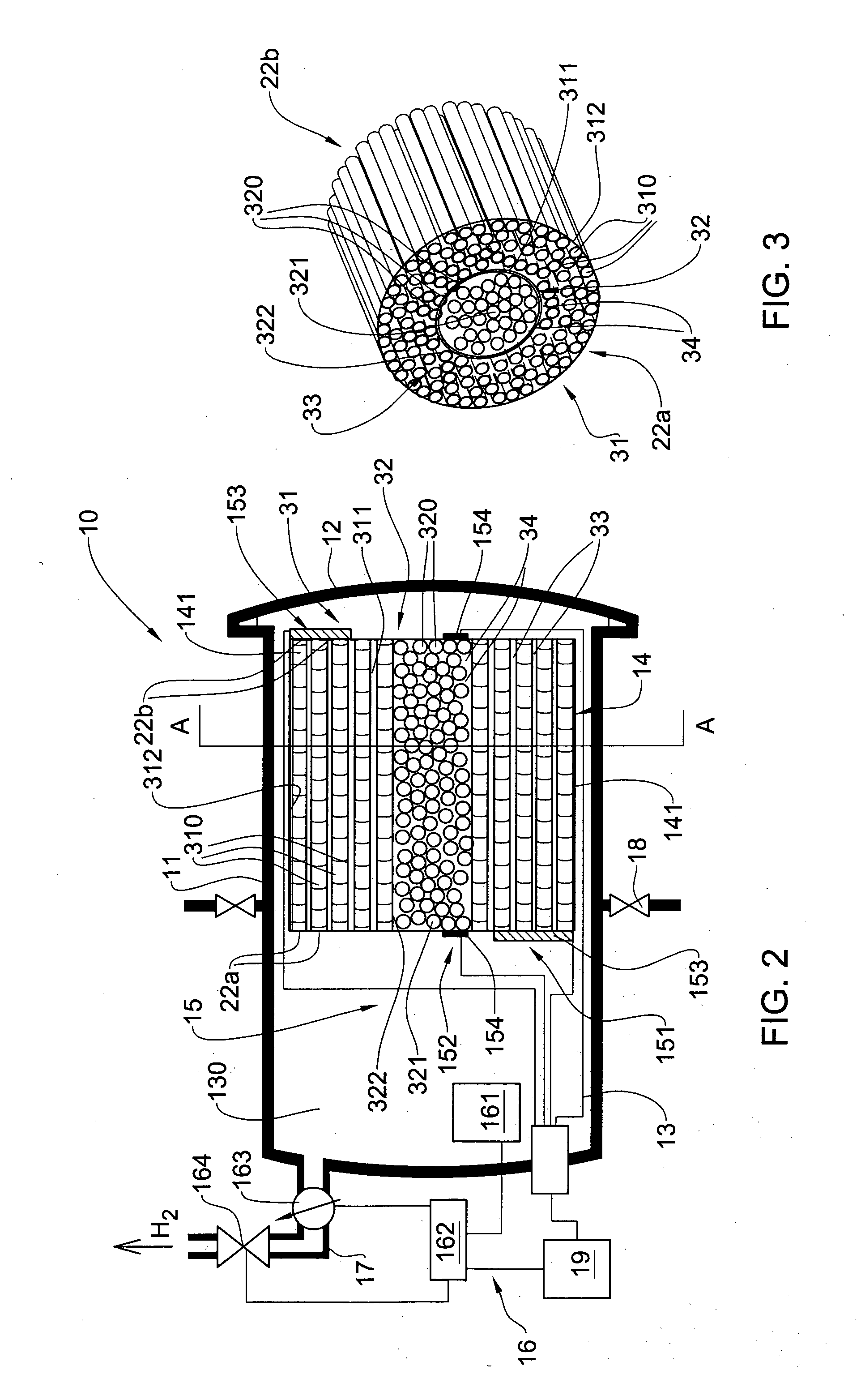 Apparatus and Cartridge for Storage of Compressed Hydrogen Gas