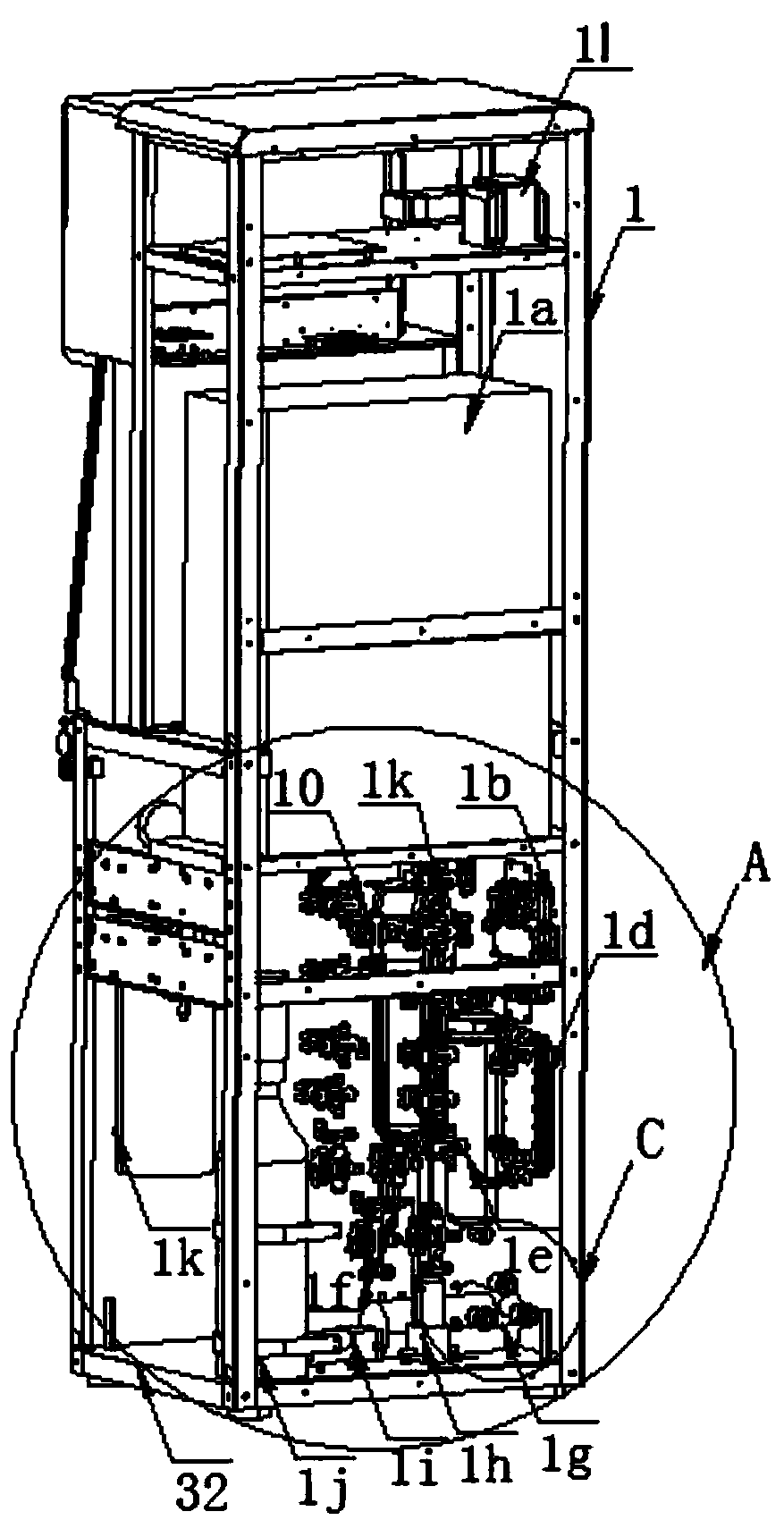 Business integrated water dispenser