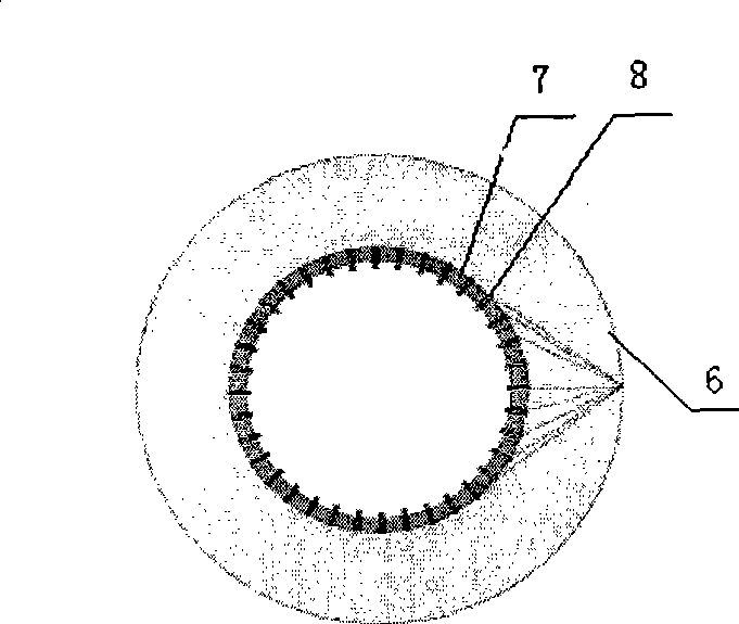 Ultrasound phased array cased well and front sounding integration detecting method