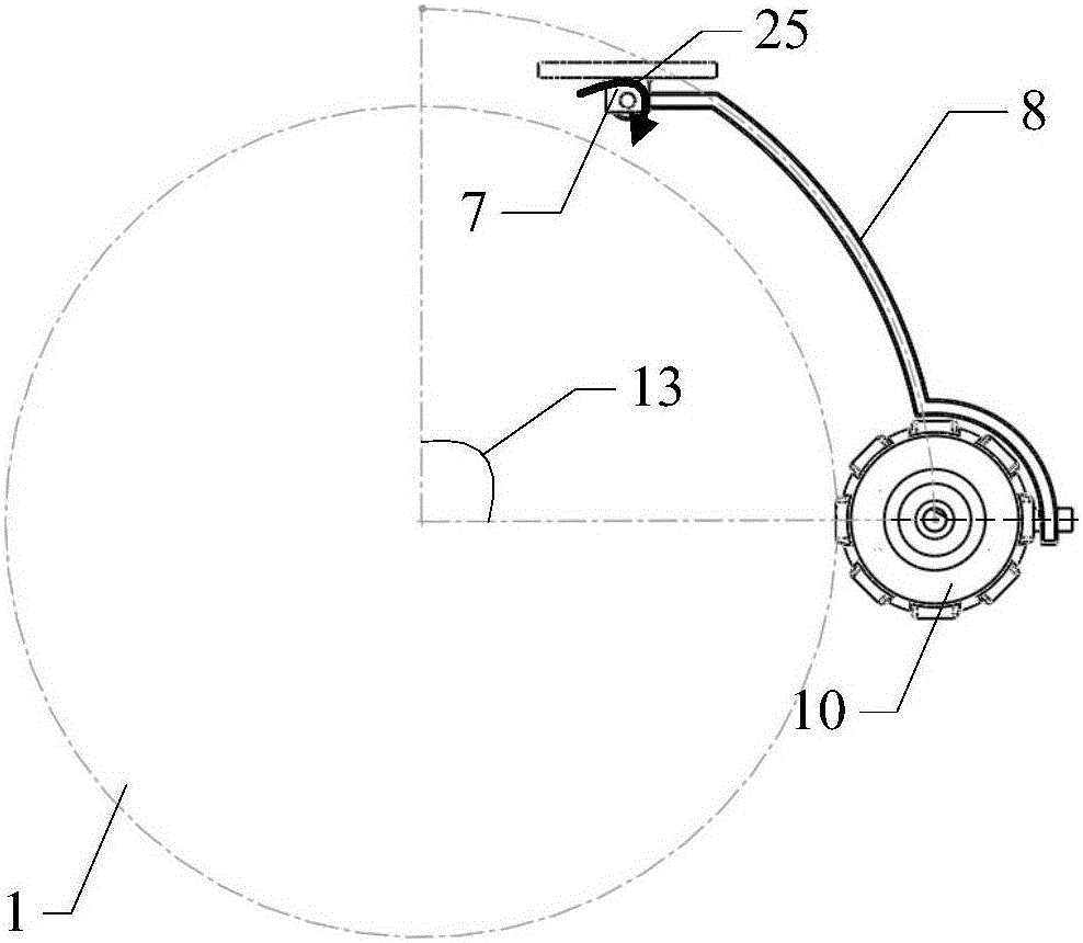 Spherical-wheel mobile robot and speed measuring method thereof
