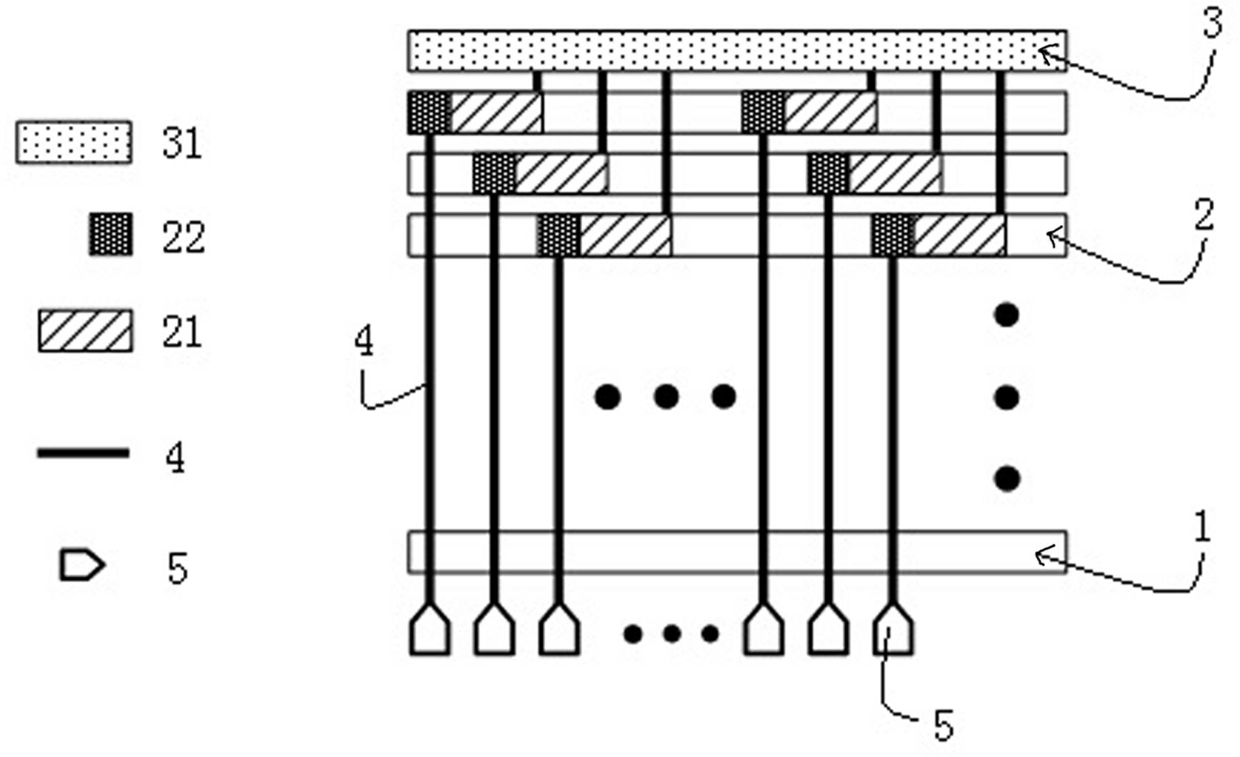 Drive circuit structure of spatial light modulator
