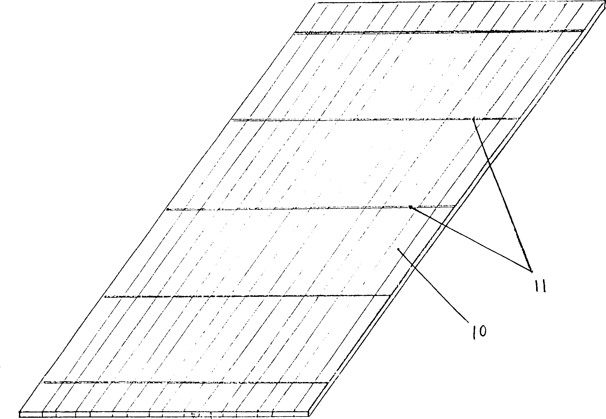 Bamboo board producing process