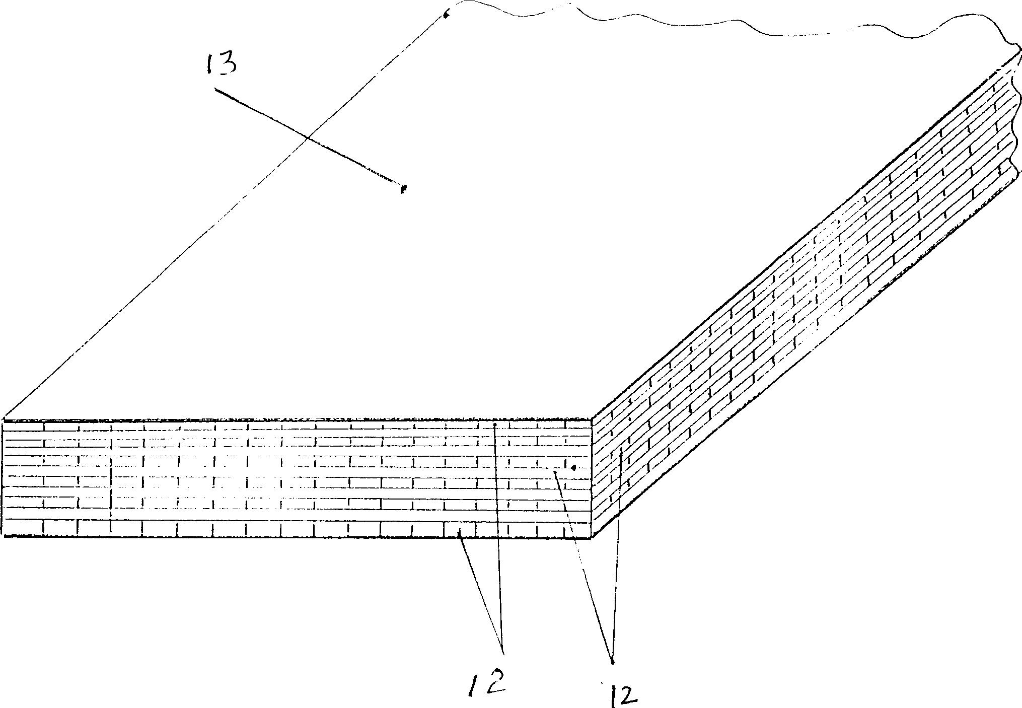 Bamboo board producing process