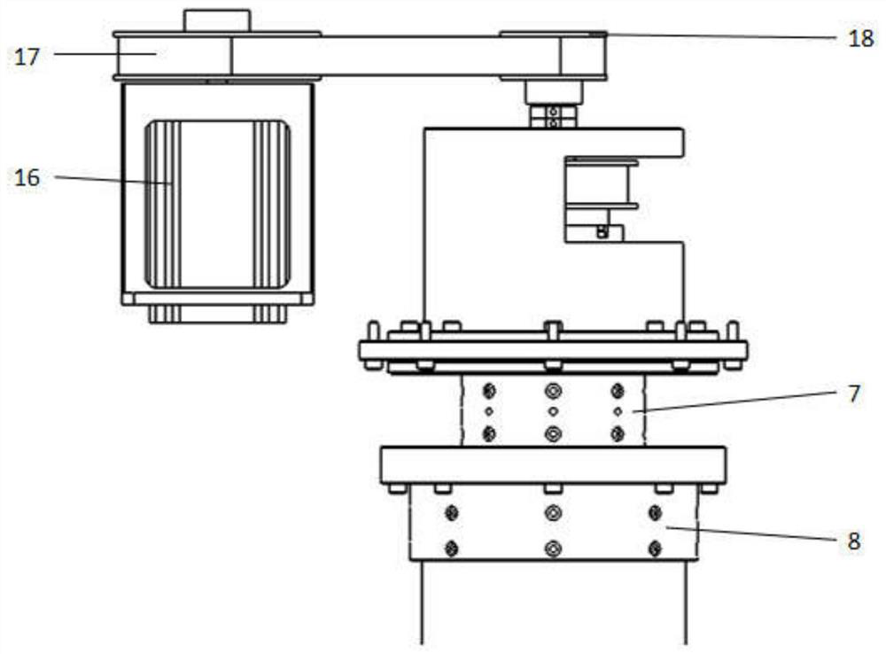 Marine organism luminescence characteristic test system and method under influence of shearing force