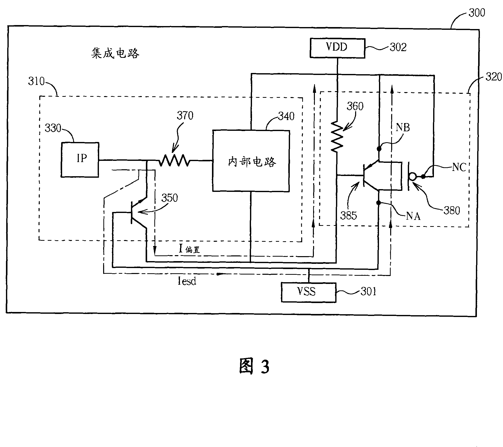 Integrated circuit with electrostatic discharge protecting circuit