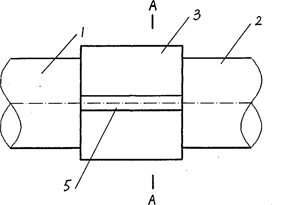 Method for connecting large-diameter composite metal-plastic pipes