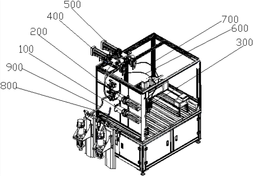 AB glue mixing device