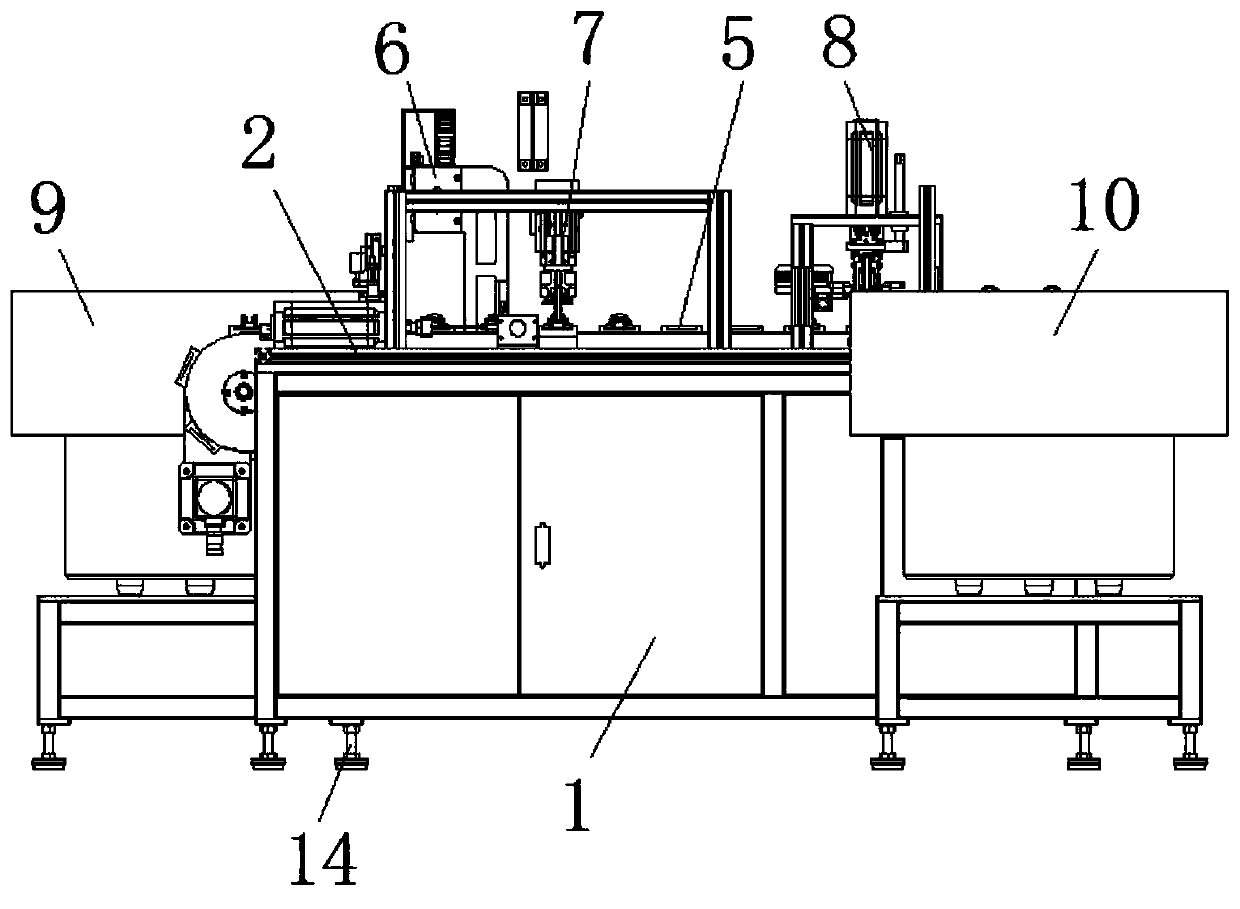 Mop face plate assembly machine