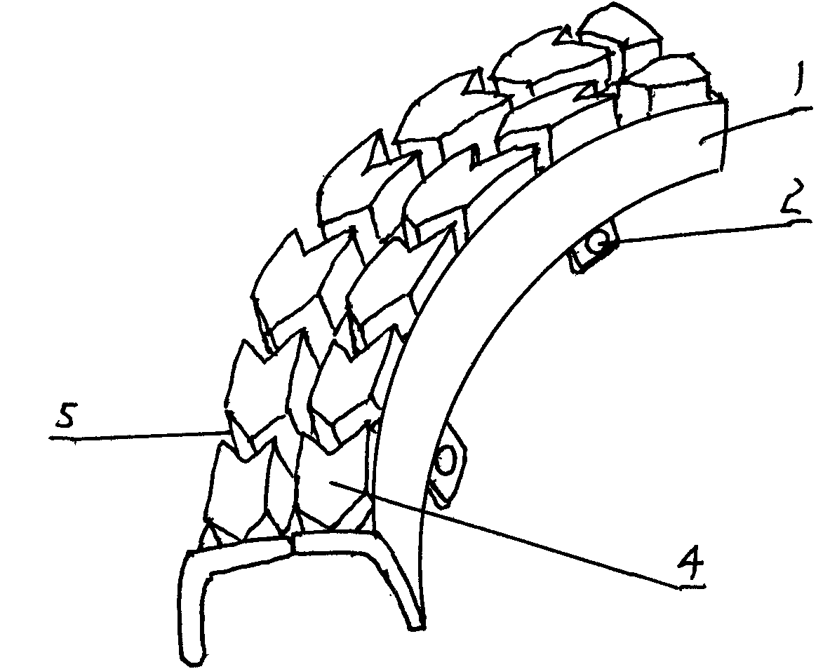 Automobile antiskid wheel sheath