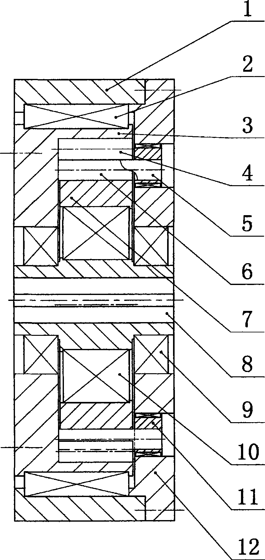 Circular mobile tooth and small tooth difference variable-speed drive device