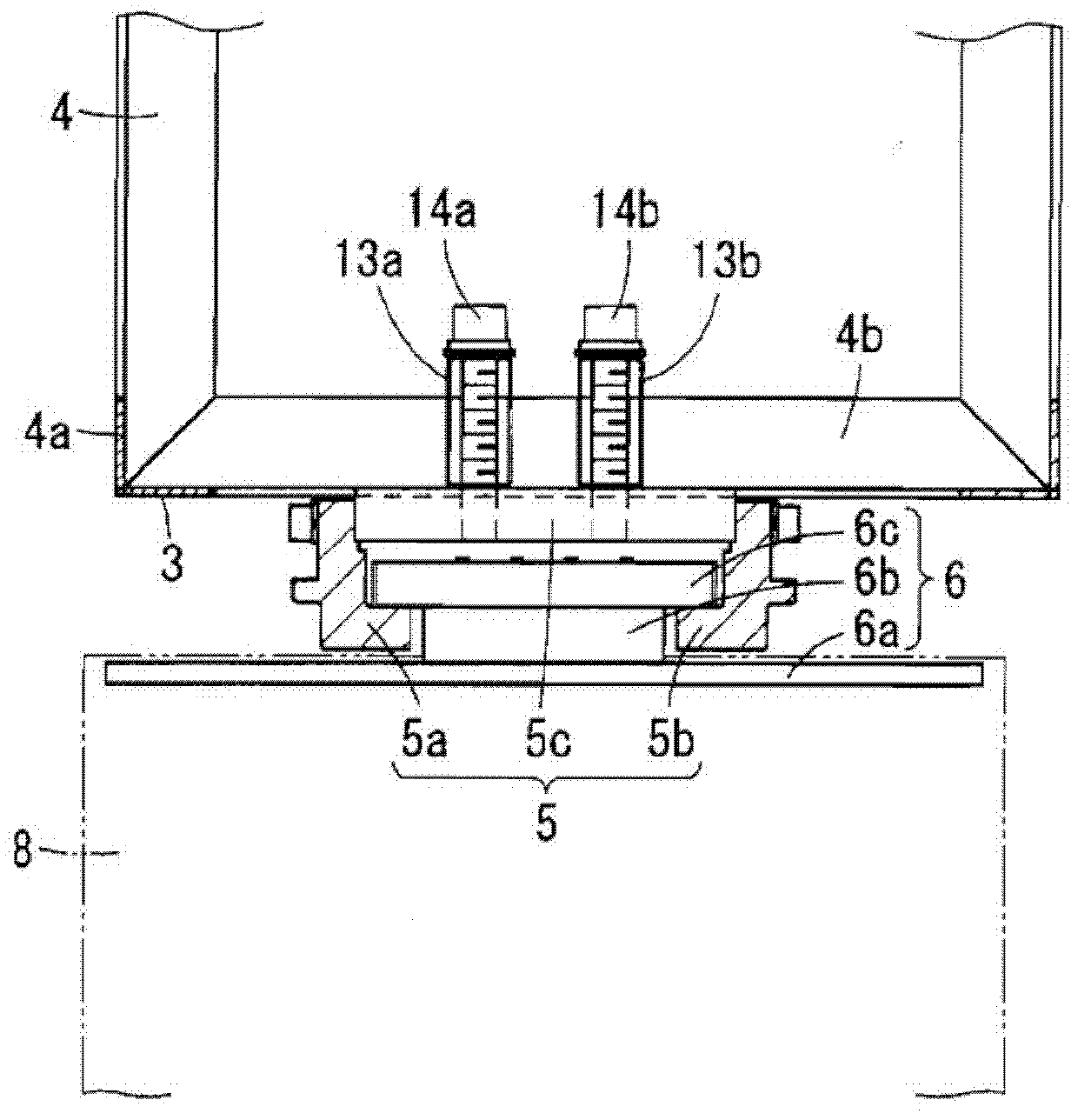 Setting construction for medical device