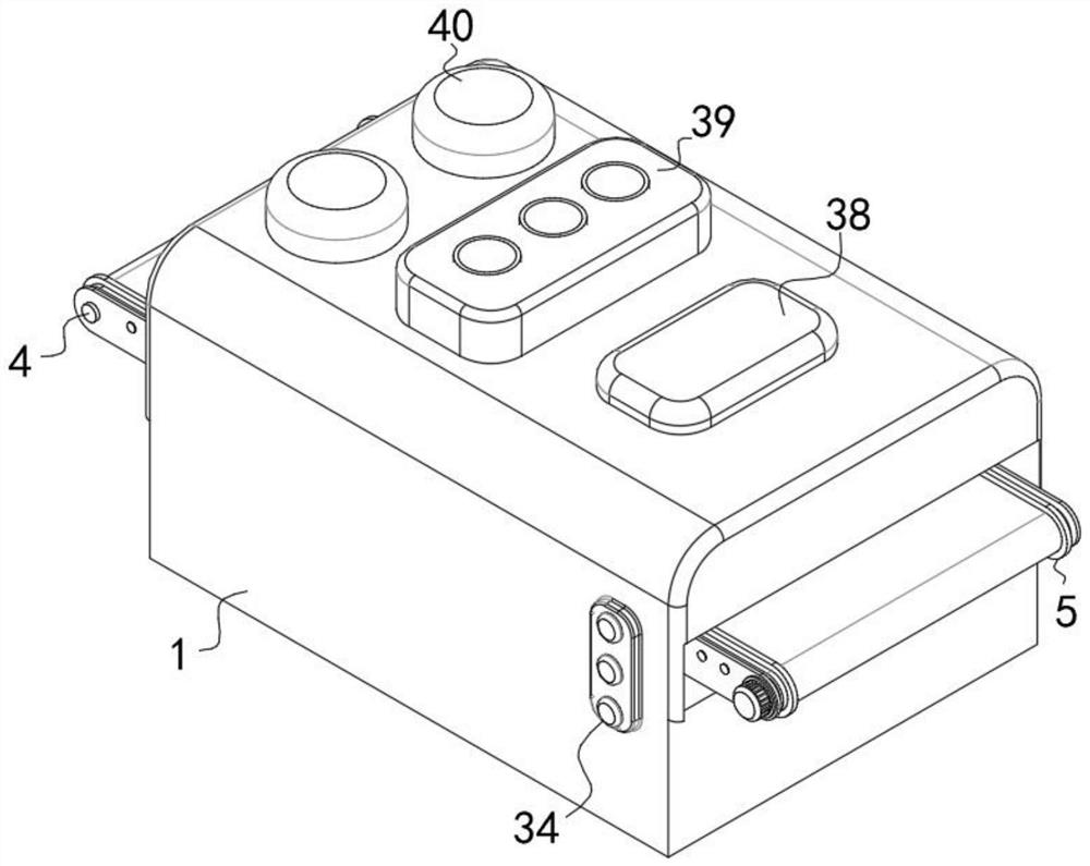 A printing device for packaging cartons and its working method