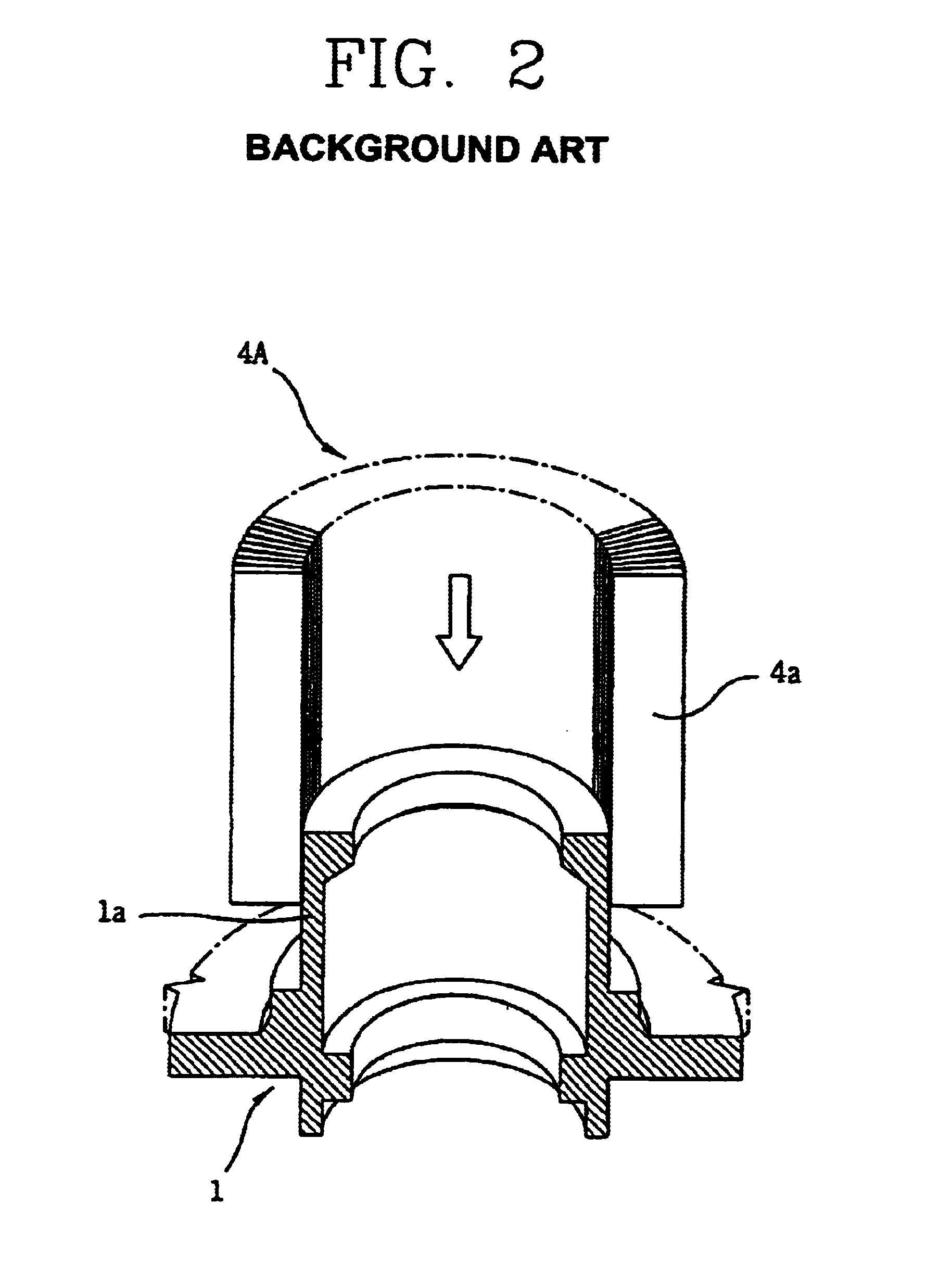 Reciprocating compressor having an inner core with a scratch resistant intermediate member